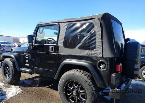 1999 Jeep Wrangler Sport from USA, damaged, VIN 1J4FY19S4XP404542